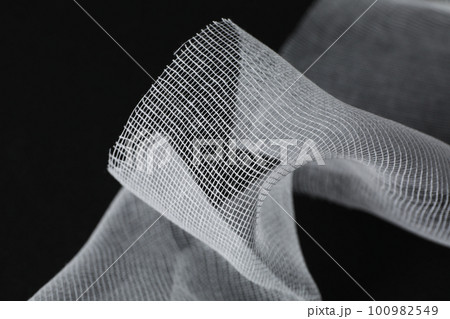 Concept of first aid supplies - bandag, close up 100982549