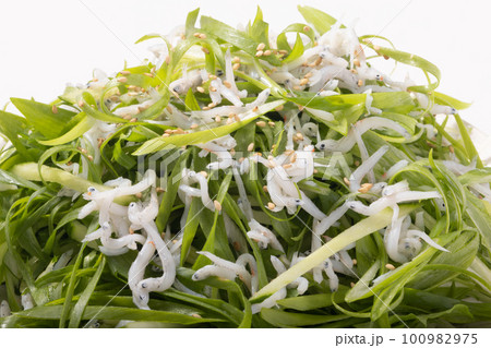 九条ねぎと釜揚げしらすのサラダ 100982975