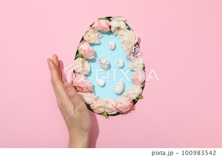 Concept of Easter, Happy Easter holidays concept 100983542