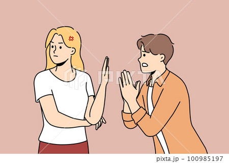 Man ask woman for forgiveness 100985197