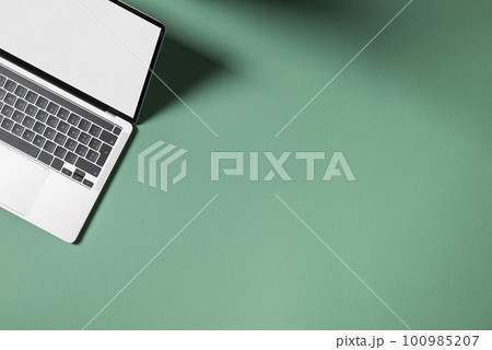 Laptop with blank screen 100985207