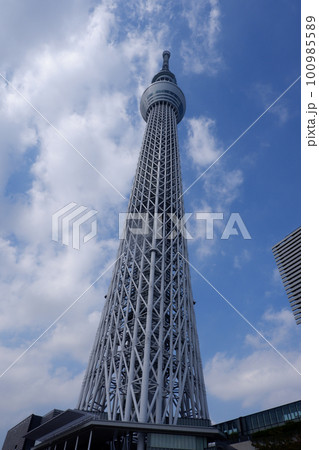 下から見るスカイツリー 100985589