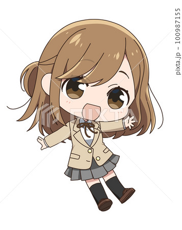 デフォルメ・女子高生 100987155