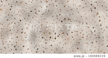 Flecked brown and grey marble countertop seamless pattern with mottled texture Flecked brown and grey marble countertop seamless pattern with mottled texture 100989239