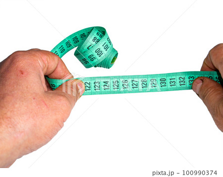 A centimeter is a tailors tool for measuring when sewing 100990374