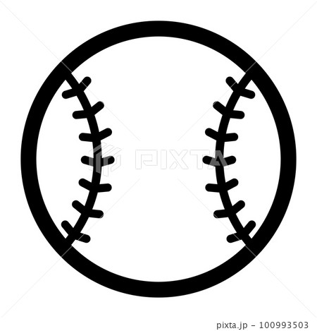 野球ボールのアイコン 野球ボールのアイコン 100993503