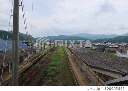 跨線橋から見た風景 100995865