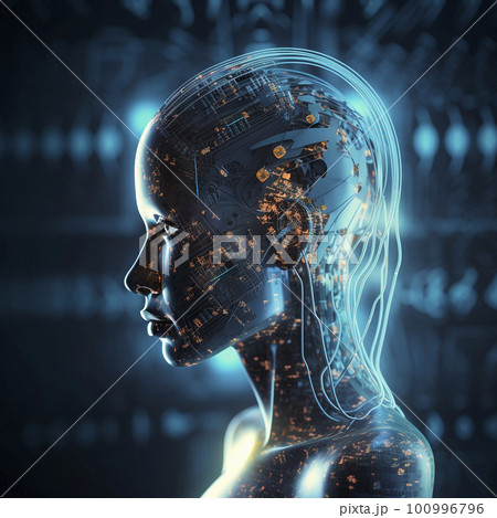 Image of artificial intelligence of the future Image of artificial intelligence of the future 100996796