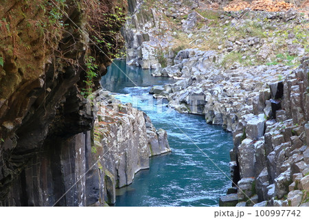 高千穂峡の景観 高千穂峡の景観 100997742