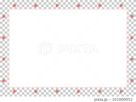 Simple illustration of cute strawberry 101000052