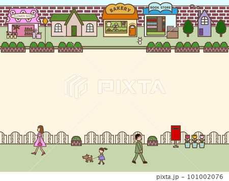 街並み A カラフル 101002076