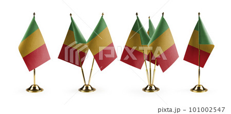 Small national flags of the Mali on a white background Small national flags of the Mali on a white background 101002547