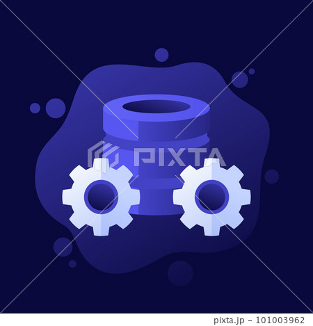 database maintenance icon, vector design 101003962