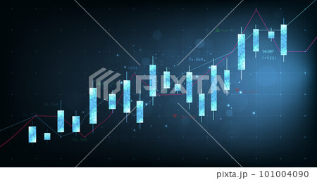 Business finance investment graph growth concept. 101004090