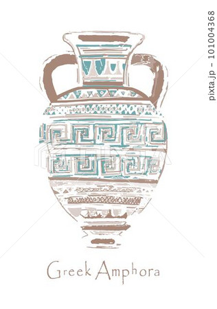 The silhouette of a broken amphora. The silhouette of a broken amphora. 101004368