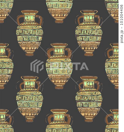 Seamless pattern of you meander 101004406