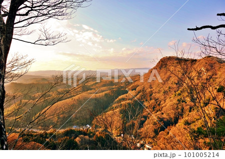 茨城県大子町 月居山からの眺め 茨城県大子町 月居山からの眺め 101005214