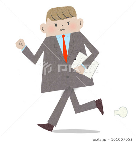 clipart runner and business suit