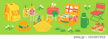 ピクニックグッズのセット ピクニックグッズのセット 101007203