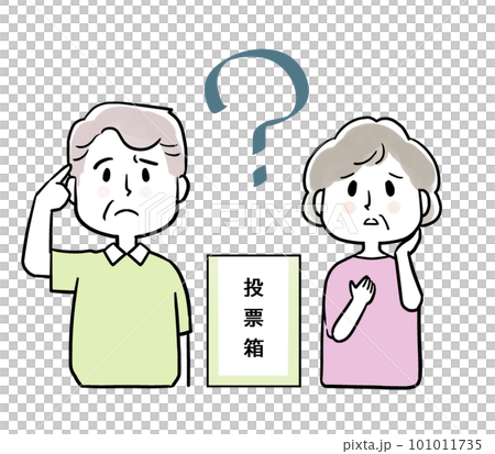 高級夫婦對投票有問號 101011735