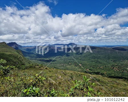 Look over Vale do Capao in Chapada Diamantina in Brazil Look over Vale do Capao in Chapada Diamantina in Brazil 101012242