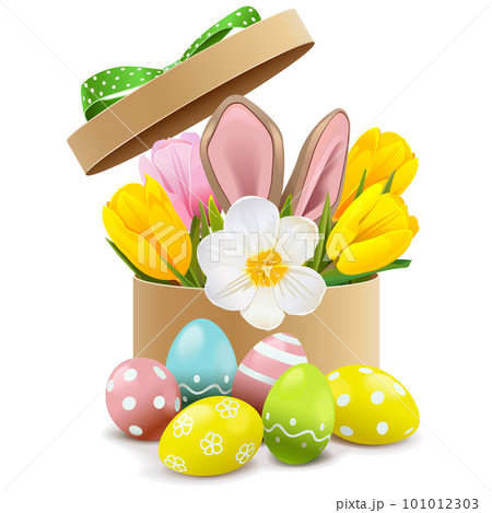 Vector Easter Gift Box 101012303