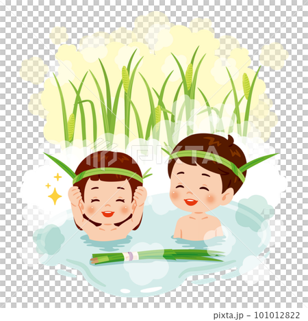 Shobu-yu child with background 101012822