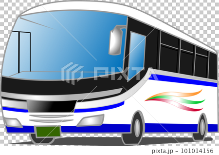 Illustration of sightseeing bus Illustration of sightseeing bus 101014156