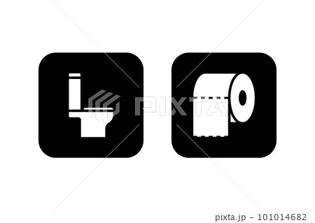 Compact toilet seat pot bowl icon vector illustration. Toilet Paper sign symbol silhouette pictogram Compact toilet seat pot bowl icon vector illustration. Toilet Paper sign symbol silhouette pictogram 101014682