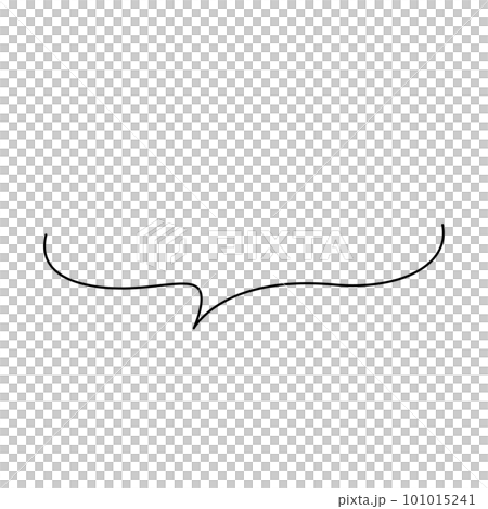 講話泡泡的粗略插圖 101015241