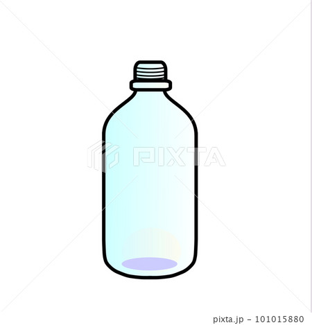 シンプルなガラス瓶のイラスト シンプルなガラス瓶のイラスト 101015880