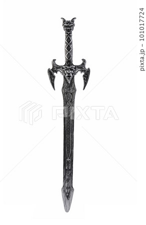 Fantasy warrior sword isolated on white background with clipping path Fantasy warrior sword isolated on white background with clipping path 101017724