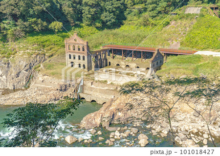 曽木発電所遺構の風景 曽木発電所遺構の風景 101018427