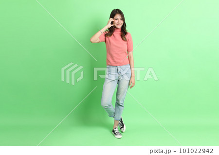 Cute Asian Woman 101022942