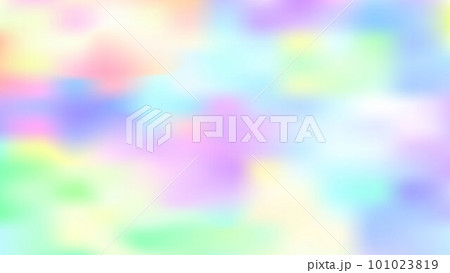 Holograph y2k background Holo minimal banner. Neon iridescent liquid light poster Holographic horizontal wallpaper texture 80s, 90s rainbow vibrant colors cover. Gradient blurred foil EPS Holograph y2k background Holo minimal banner. Neon iridescent liquid light poster Holographic horizontal wallpaper texture 80s, 90s rainbow vibrant colors cover. Gradient blurred foil EPS 101023819