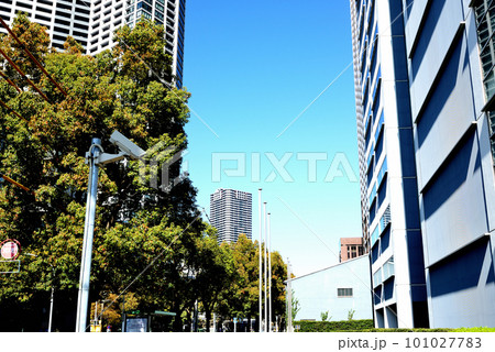 勝どきエリアのKACHIDOKI THE TOURほか高層マンションの風景 101027783