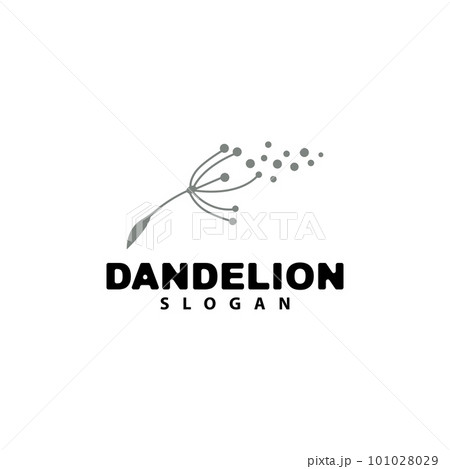 Dandelion Flower Vector, Flower Plant Illustration Icon, Dendelion Logo Simple Design Dandelion Flower Vector, Flower Plant Illustration Icon, Dendelion Logo Simple Design 101028029