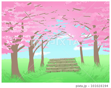 桜並木 桜並木 101028194