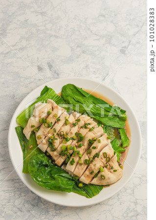 鶏むね肉の蒸し鶏 101028383