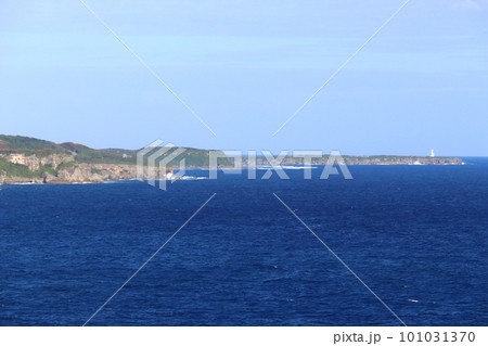 宮古島 博愛漁港から城辺仲原ムイガー、東平安名崎方面 101031370
