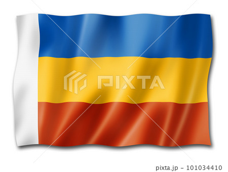 Rostov state - Oblast -  flag, Russia 101034410