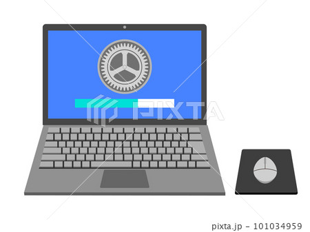 ノートパソコンのデータをアップデート 101034959