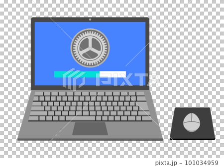 ノートパソコンのデータをアップデート 101034959