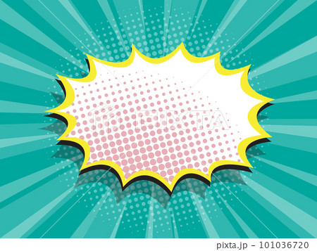 abstract comic book, pop art cartoon background 101036720