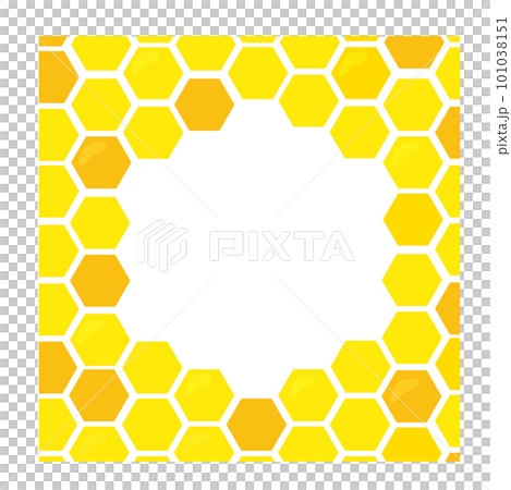 蜂蜜方形中框背景 101038151