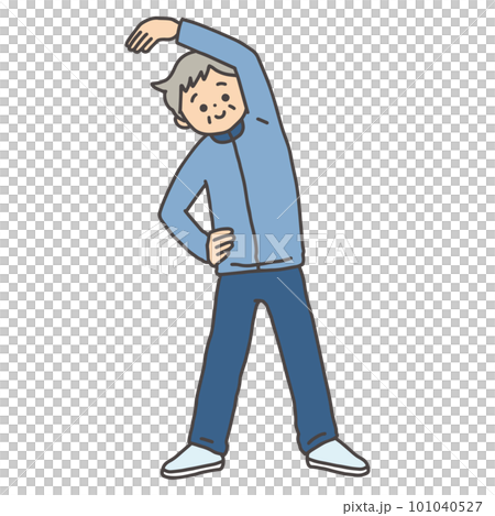 老人做體操的插圖 101040527