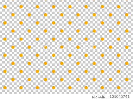 オレンジ色の水玉模様背景1_A4横 オレンジ色の水玉模様背景1_A4横 101043741