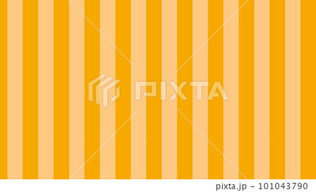 オレンジ色縦型ストライプ模様背景1_16:9 101043790