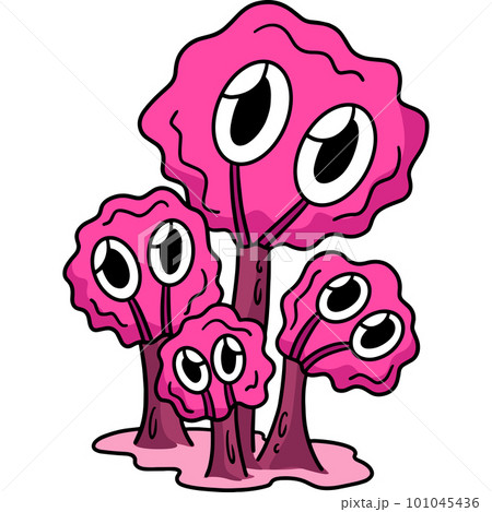 Space Alien Cartoon Colored Clipart Illustration 101045436