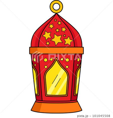 Ramadan Lantern Cartoon Colored Clipart Ramadan Lantern Cartoon Colored Clipart 101045508
